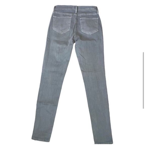 GILDED INTENT gray light wash moto style 27" waist multiple zippers w/stretch - Picture 5 of 11